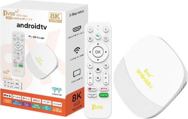 סטרימר עוצמתי 8K ANDROID 14 2+16GB