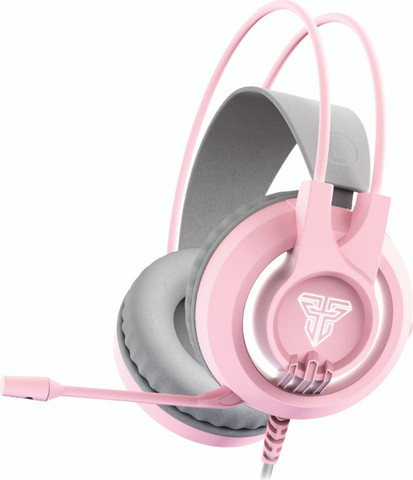 אוזניות גיימינג ורודות FANTECH HG20
