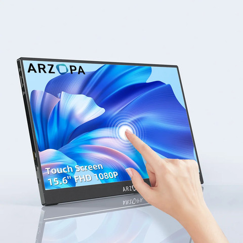 מסך עזר נייד טאץ דגם A1T מבית ARZOPA