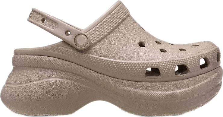 Crocs Classic Bae Clog - כפכפי פלטפורמה נשים קרוקס בצבע טאופ