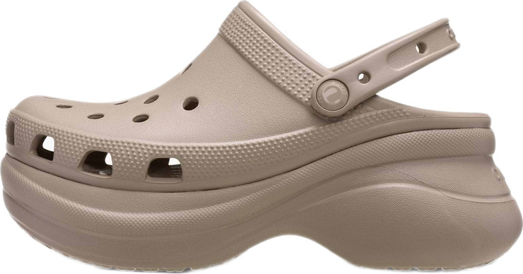 Crocs Classic Bae Clog - כפכפי פלטפורמה נשים קרוקס בצבע טאופ