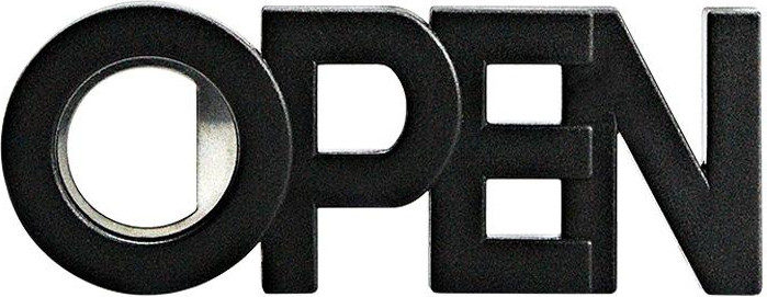 OPEN UP – פותחן בקבוקים מגנטי בעיצוב אותיות