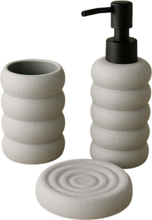 סט אביזרי אמבט "Ceramic Wave"