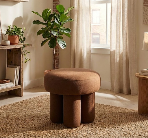 הדום יוקרה Velvet Cylinder Brown