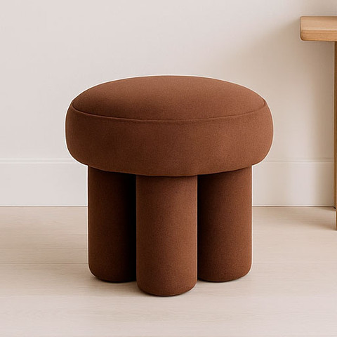 הדום יוקרה Velvet Cylinder Brown