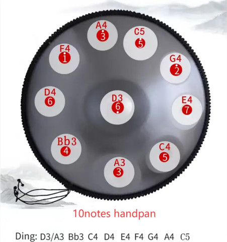 פנטם ( Handpan ) 10 צלילים  HPB-10