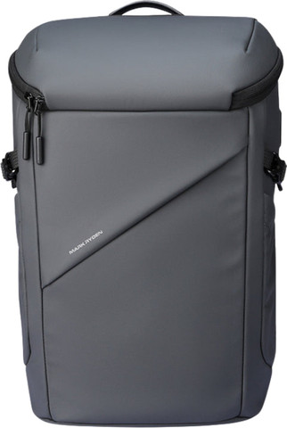 תיק גב Quastion Signature 35L למחשב 16 אינץ' יציאת USB מבית כאמל מאונטין - אפור