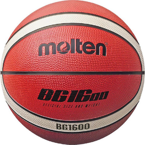 כדורסל מולטן גומי מידה 7,דגם BG 1600 עם חותמת איגוד הכדורסל הישראלי