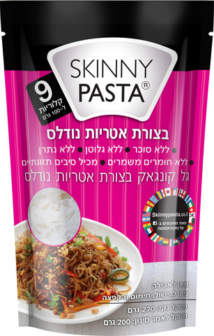 מארז 7 יחידות סקיני פסטה קונג'אק בצורת נודלס