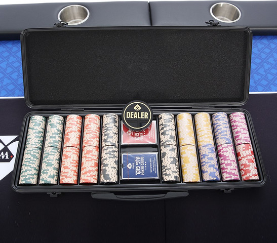 שולחן וערכת פוקר ABS מקצועיים MONTE CARLO MILLIONS