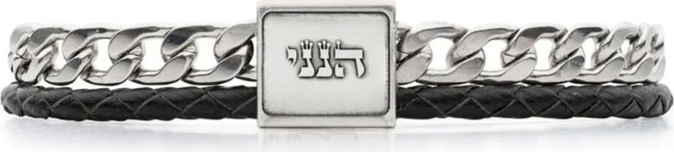 צמיד הנני גורמט ועור עגול