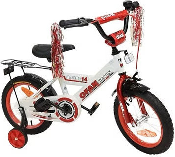 אופניים BMX מידה 18 - אדום