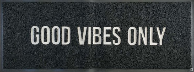 שטיח כניסה  - GOOD VIBES ONLY
