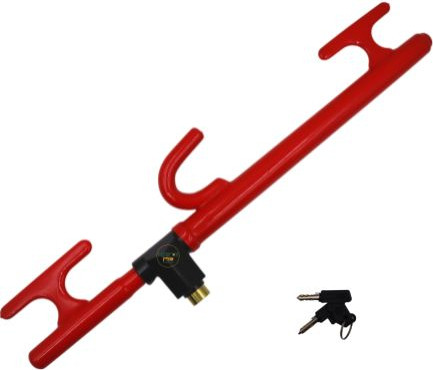מנעול הגה HEAVY DUTY בבליסטר אורך 54-80 ס"מ