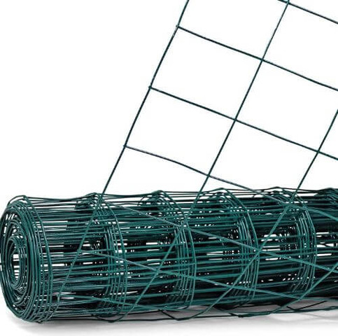 גדר רשת מרותכת ירוקה PVC בגובה 1.2 מטר - הפתרון האידיאלי לגידור מוגבה ומקיף!