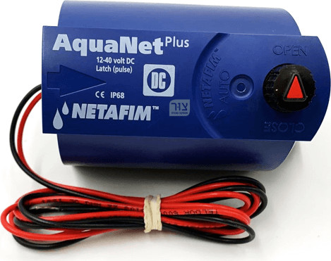 ברז חשמלי חסכוני AquaNet DC - תואם למרבית בקרי ההשקיה הנפוצים 3/4 אינץ'