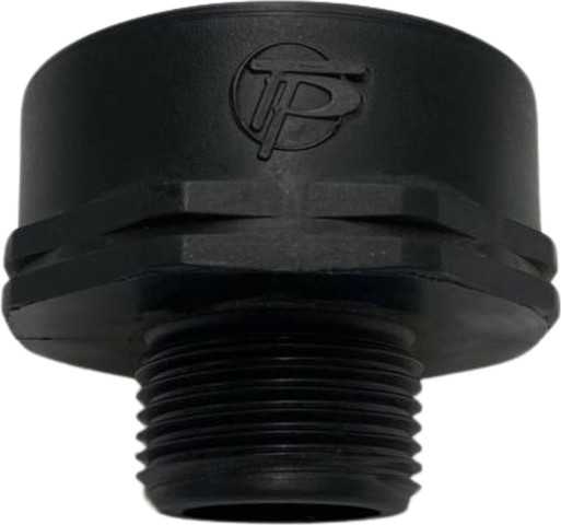 מחבר בושינג 1.5" פנים על 1" חוץ מפלסטיק קשיח, עמיד UV לאטימות גבוהה וחיבור מדויק במערכות נוזלים