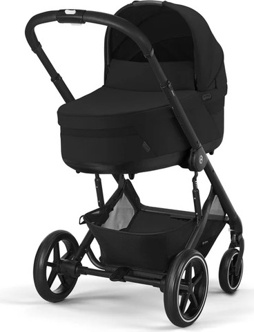 עגלת תינוק משולבת - טיולון ועריסה Balios TS5 בצבע Moon Black Cybex