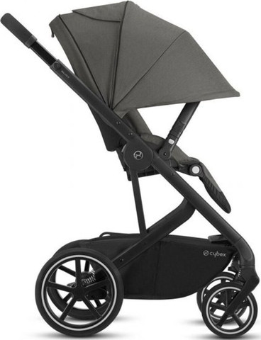 עגלת תינוק משולבת - טיולון ועריסה Balios TS5 בצבע Moon Black Cybex