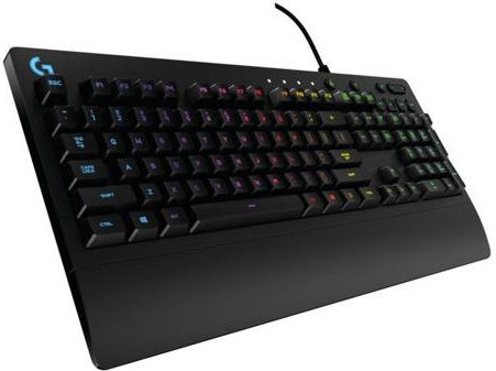 מקלדת גיימינג חוטית Logitech G213 Prodigy Gaming Keyboard עברית/אנגלית מקשי Mech-Dome תאורת RGB