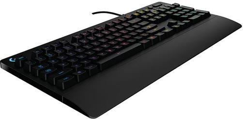 מקלדת גיימינג חוטית Logitech G213 Prodigy Gaming Keyboard עברית/אנגלית מקשי Mech-Dome תאורת RGB