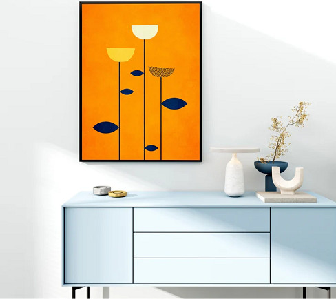 הדפס אומנותי ממוסגר - משפחה  40X50CM
