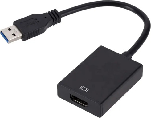 מתאם מחיבור USB 3.0 לחיבור HDMI נקבה באורך 0.2 מטר (אלומיניום)