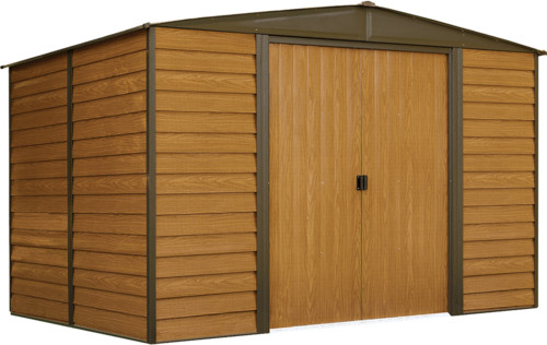מחסן גינה מתכת דמויי עץ - WR108 מידה 3.13X 2.42 מטר ARROW SUPER GARDEN SHED