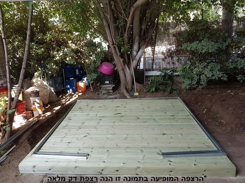 מחסן מתכת משודרג דמוי עץ 2.13X3.19 SUPER GARDEN SHED BC