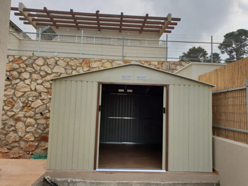 מחסן מתכת פרימיום 2.13X1.27 דגם T74 SUPER GARDEN SHED