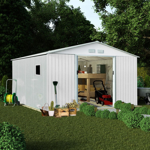 מחסן מתכת פרמיום דגם 2.77X3.19 SUPER GARDEN SHED T910