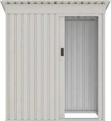 מחסן מתכת 777 TRIPPLE דגם 1.63X0.89 צבע שמנת SUPER GARDEN SHED