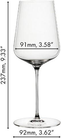 SPIEGELAU Definition – סט כוסות קריסטל 550 מ"ל ליין אדום, לבן ורוזה