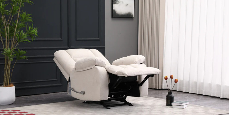 כורסת טלוויזה Grand Comfort צבע קרם מבית סילי Sealy