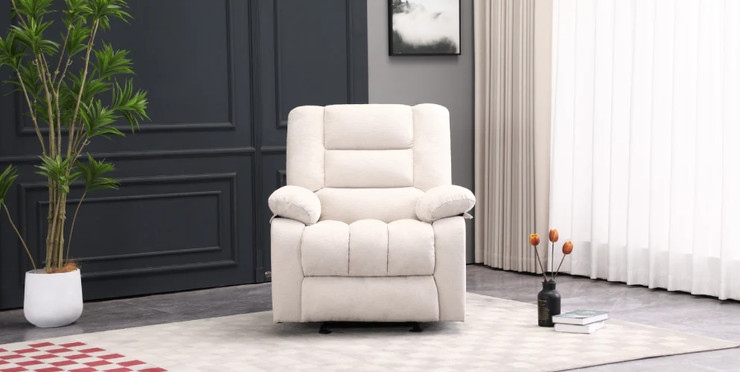 כורסת טלוויזה Grand Comfort צבע קרם מבית סילי Sealy