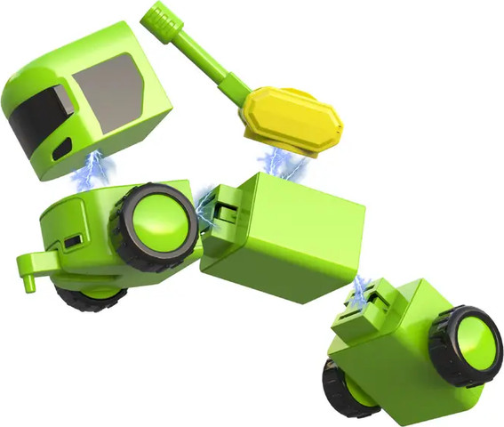 רכבי צבא מגנטיים מודולאריים – ערכת 31 חלקים – Magnetix Trucks