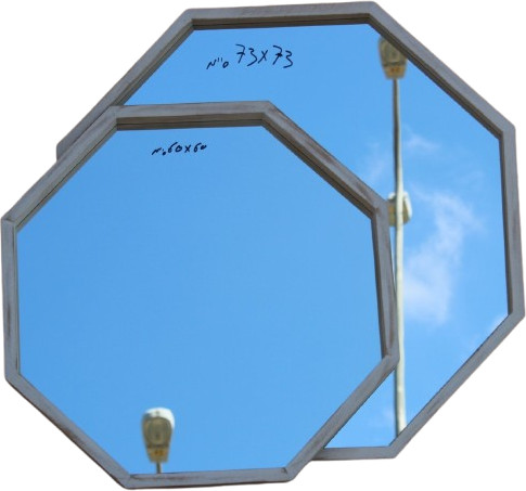 מראה משושה 60*60 ס"מ