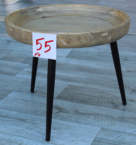 שולחן סלון מגש עץ  בוקיצה 55 ס"מ