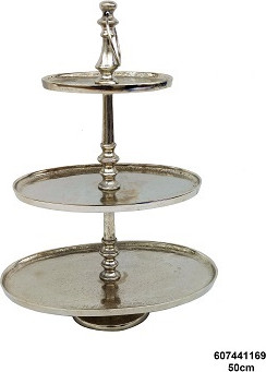 כלי הגשה 3 קומות מברזל