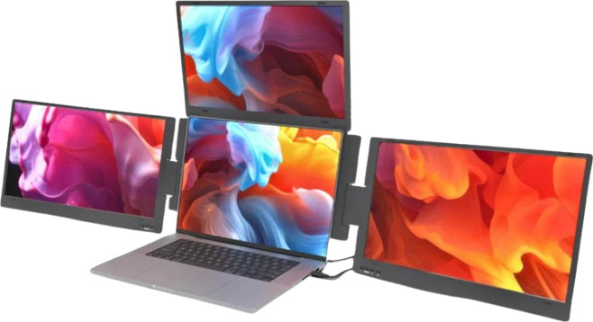 שלושה מסכים ניידים S9
