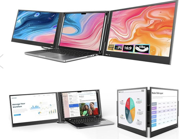 S2 Pro מסך נייד כפול בחיבור אחד