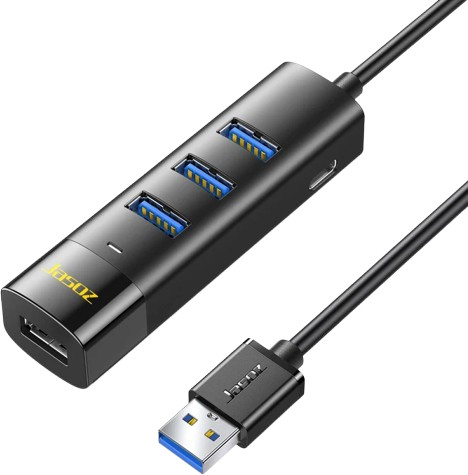 HUB USB A ל3.0 Splitter 4in1
