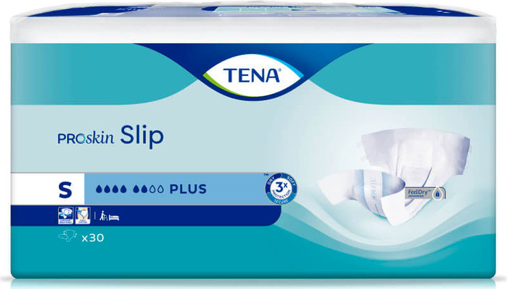 חיתולי Slip Plus Proskin מידה S – מבית Tena