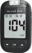 מכשיר ביתי למדידת סוכר דגם ON CALL SURE