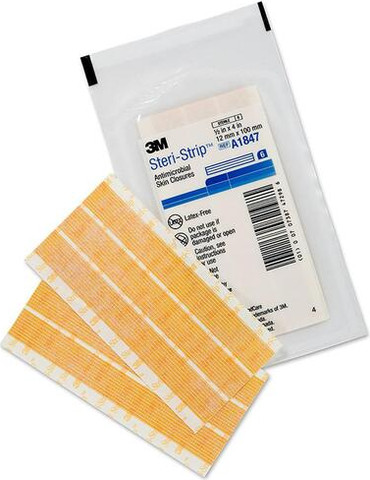 סטרי סטריפ - דבק לפצעים 100X12 מ"מ כחול- מבית חברת 3M