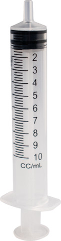 מזרק סטרילי 10 מ"ל - 100 יח' במארז