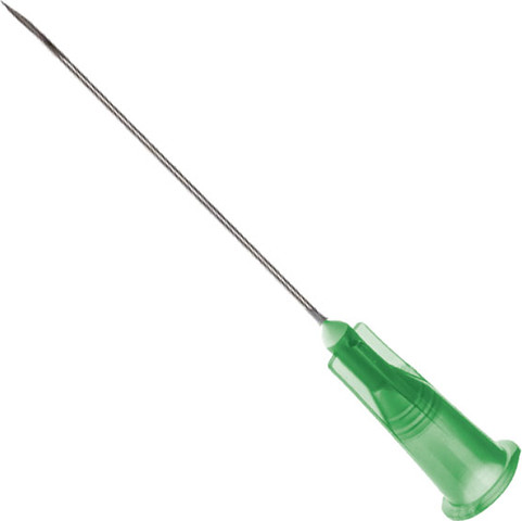 מחט סטרילית 100 יחידות בחבילה- 21G
