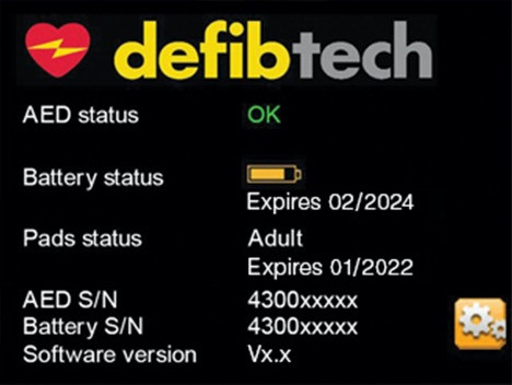 דפיברילטור Lifeline ECG AED חברת Defibtech