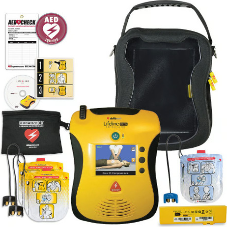דפיברילטור Lifeline ECG AED חברת Defibtech