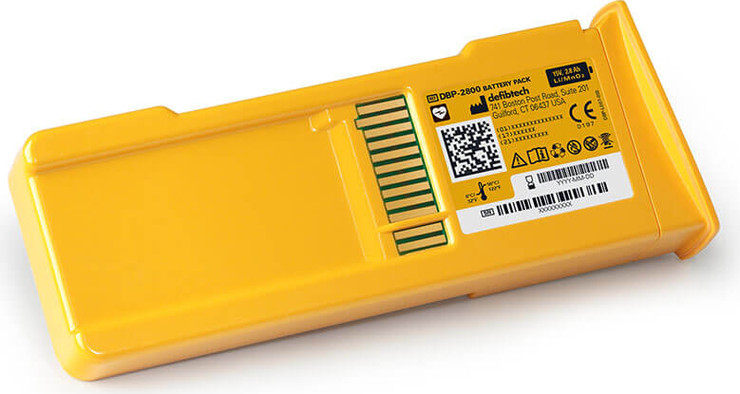 סוללה מוגברת לדפיברילטור LifeLine חברת Defibtech